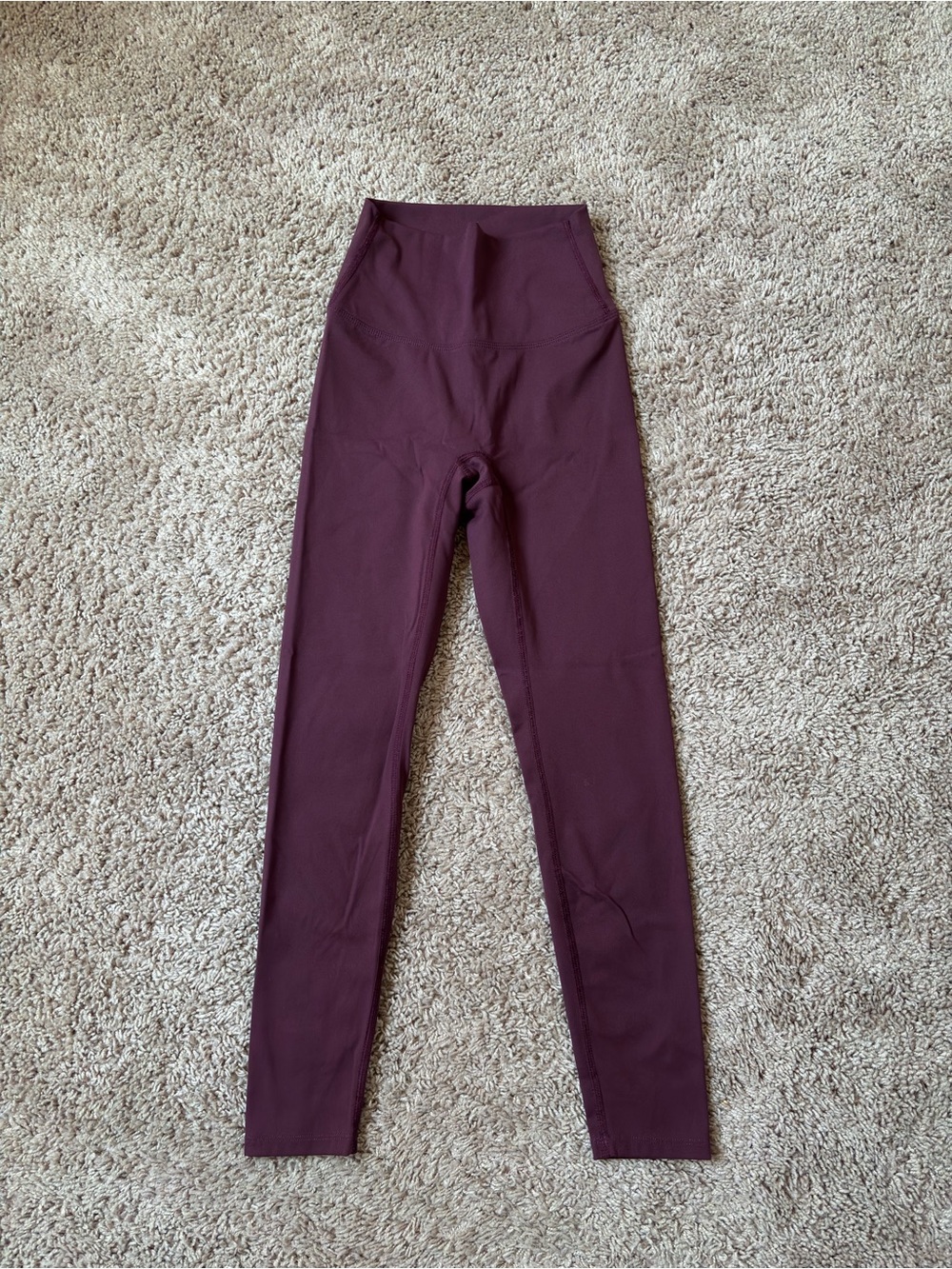 Lululemon High-Waist women Leggings in Deep Plum